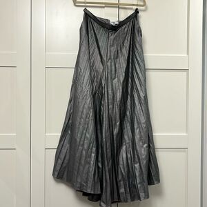 Classic pleated TRUE DECADENCE palazzo pants size tall 14 large metallic